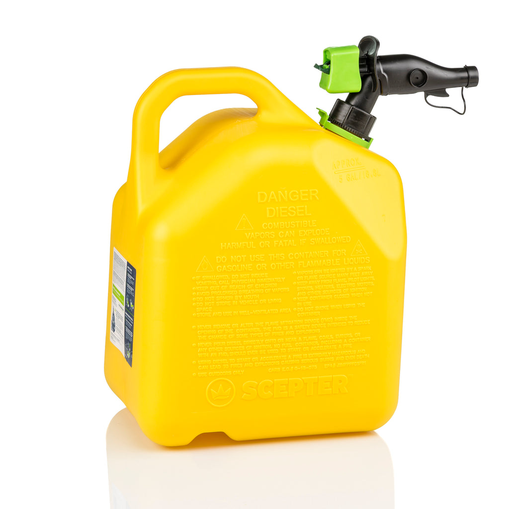  5 Gallon SmartControl Diesel Can, Yellow